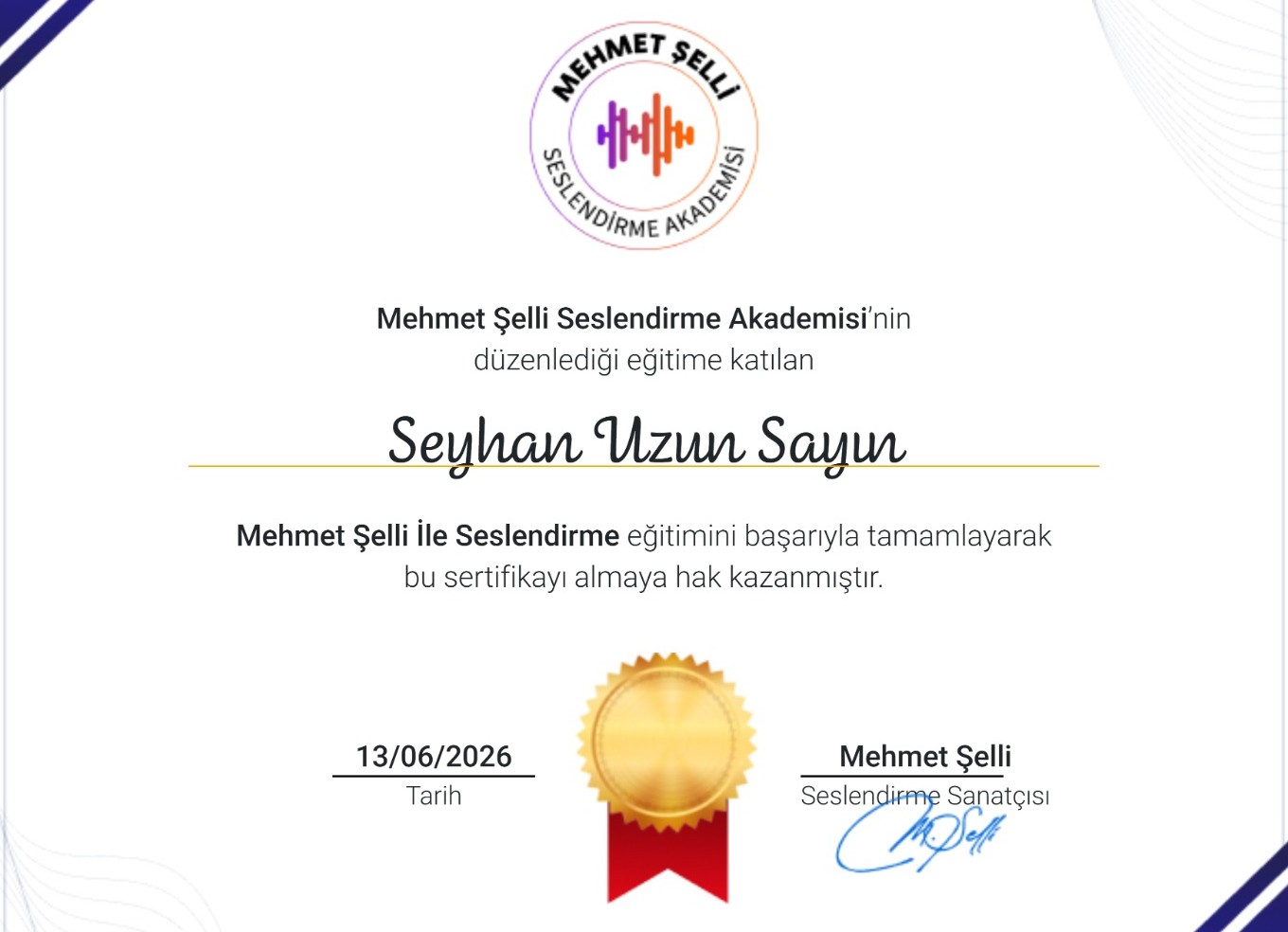 Seslendirme yapabilirim